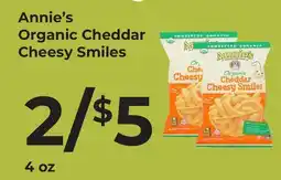 Lifethyme Annie's Organic Cheddar Cheesy Smiles offer