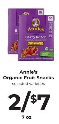 Lifethyme Annie's Organic Fruit Snacks offer