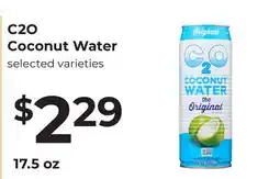 Lifethyme C2O Coconut Water offer