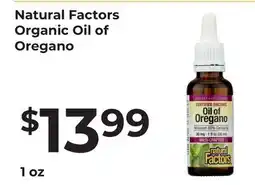 Lifethyme Natural Factors Organic Oil of Oregano offer