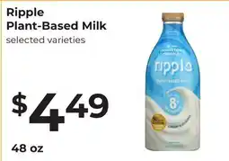 Lifethyme Ripple Plant-Based Milk offer