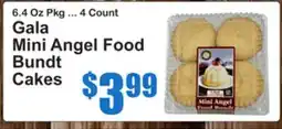 SuperFresh Gala Mini Angel Food Bundt Cakes offer