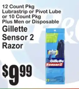 SuperFresh Gillette Sensor 2 Razor offer