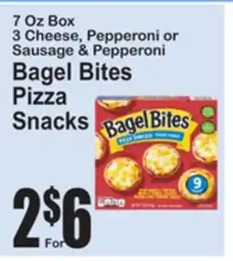 SuperFresh Bagel Bites Pizza Snacks offer