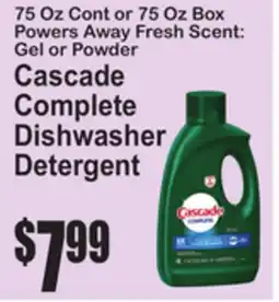 SuperFresh Cascade Complete Dishwasher Detergent offer
