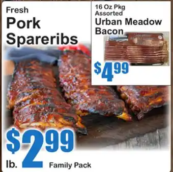 SuperFresh Fresh Pork Spareribs offer