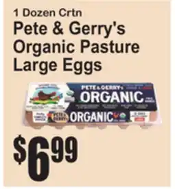 SuperFresh Pete & Gerry's Organic Pasture Large Eggs offer