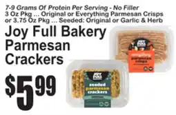 SuperFresh Joy Full Bakery Parmesan Crackers offer