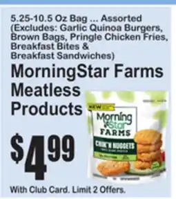 SuperFresh MorningStar Farms Meatless Products offer