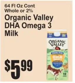 SuperFresh Organic Valley DHA Omega 3 Milk offer