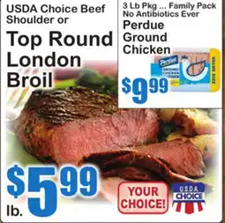SuperFresh USDA Choice Beef Shoulder or Top Round London Broil offer
