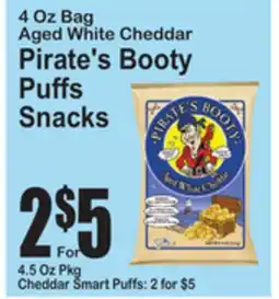 SuperFresh Pirate's Booty Puffs Snacks offer