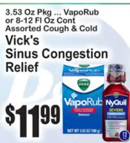 SuperFresh Vick's Sinus Congestion Relief offer