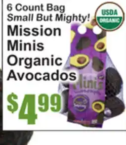 SuperFresh Mission Minis Organic Avocados offer