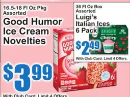 SuperFresh Good Humor Ice Cream Novelties offer