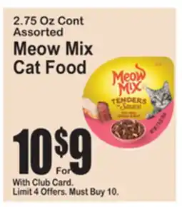 SuperFresh Meow Mix Cat Food offer