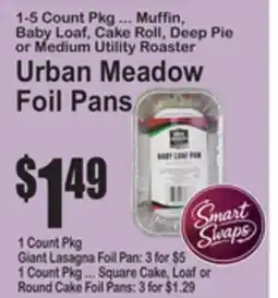 SuperFresh Urban Meadow Foil Pans offer
