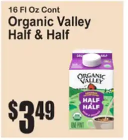 SuperFresh Organic Valley Half & Half offer