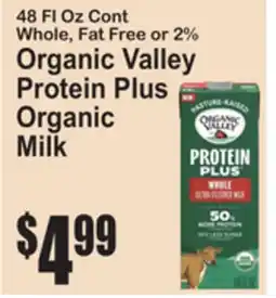 SuperFresh Organic Valley Protein Plus Organic Milk offer