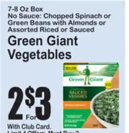 SuperFresh Green Giant Vegetables offer