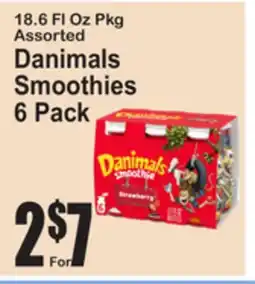 SuperFresh Danimals Smoothies offer