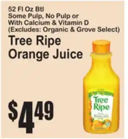 SuperFresh Tree Ripe Orange Juice offer