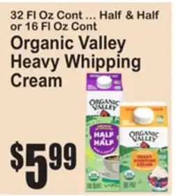 SuperFresh Organic Valley Heavy Whipping Cream offer