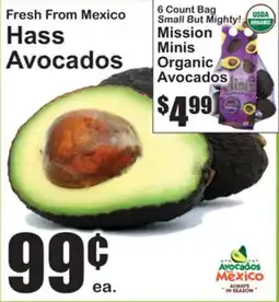SuperFresh Fresh From Mexico Hass Avocados offer