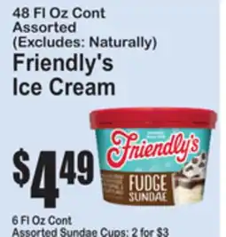 SuperFresh Friendly's Ice Cream offer