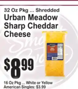 SuperFresh Shredded Urban Meadow Sharp Cheddar Cheese offer