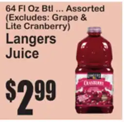 SuperFresh Langers Juice offer