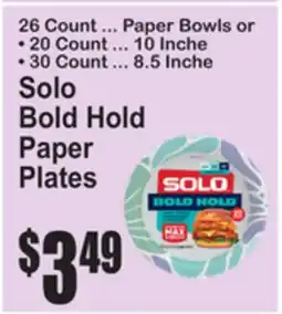 SuperFresh Solo Bold Hold Paper Plates offer