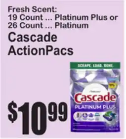 SuperFresh Cascade ActionPacs offer