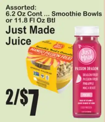 SuperFresh Just Made Juice offer