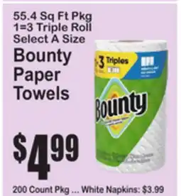 SuperFresh Bounty Paper Towels offer