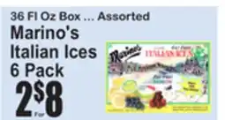 SuperFresh Marino's Italian Ices offer