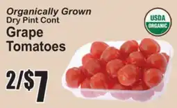 SuperFresh Organically Grown Dry Pint Cont Grape Tomatoes offer
