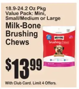 SuperFresh Milk-Bone Brushing Chews offer