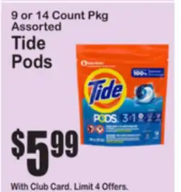 SuperFresh Tide Pods offer