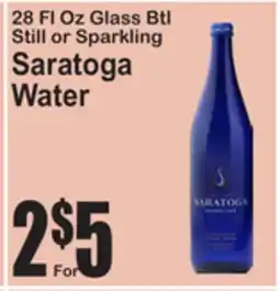 SuperFresh Saratoga Water offer
