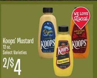 Jewel-Osco Koops Mustard offer
