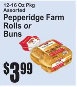 SuperFresh Pepperidge Farm Rolls or Buns offer