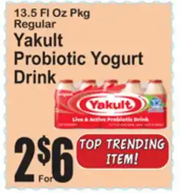 SuperFresh Yakult Probiotic Yogurt Drink offer