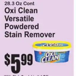 SuperFresh Oxi Clean Versatile Powdered Stain Remover offer