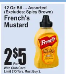 SuperFresh French's Mustard offer