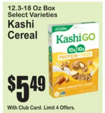 SuperFresh Kashi Cereal offer