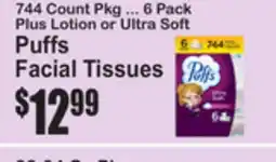 SuperFresh Puffs Facial Tissues offer