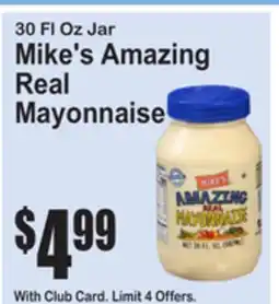 SuperFresh Mike's Amazing Real Mayonnaise offer