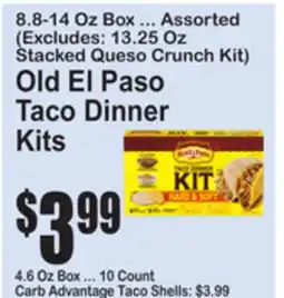 SuperFresh Old El Paso Taco Dinner Kits offer