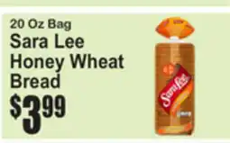 SuperFresh 20 Oz Bag Sara Lee Honey Wheat Bread offer